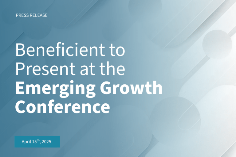 Beneficient to Present at the Emerging Growth Conference