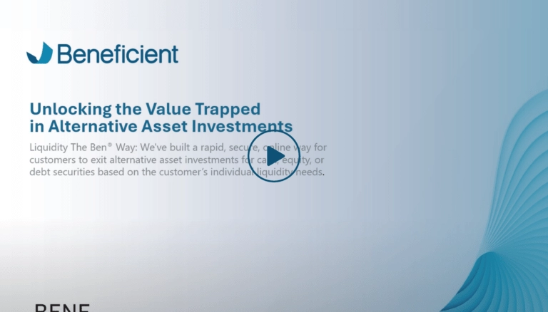 Unlocking the Value Trapped in Alternative Asset Investments