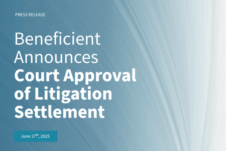 Beneficient Announces Court Approval of Litigation Settlement