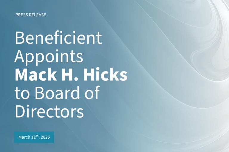 Ben_12-March-Press-Release_Visual Beneficient Appoints Mack H. Hicks to Board of Directors