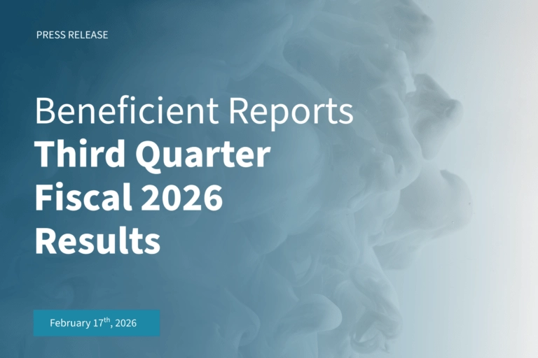 Ben_17-February_Press-Release_Visual Beneficient Reports Third Quarter Fiscal 2026 Results