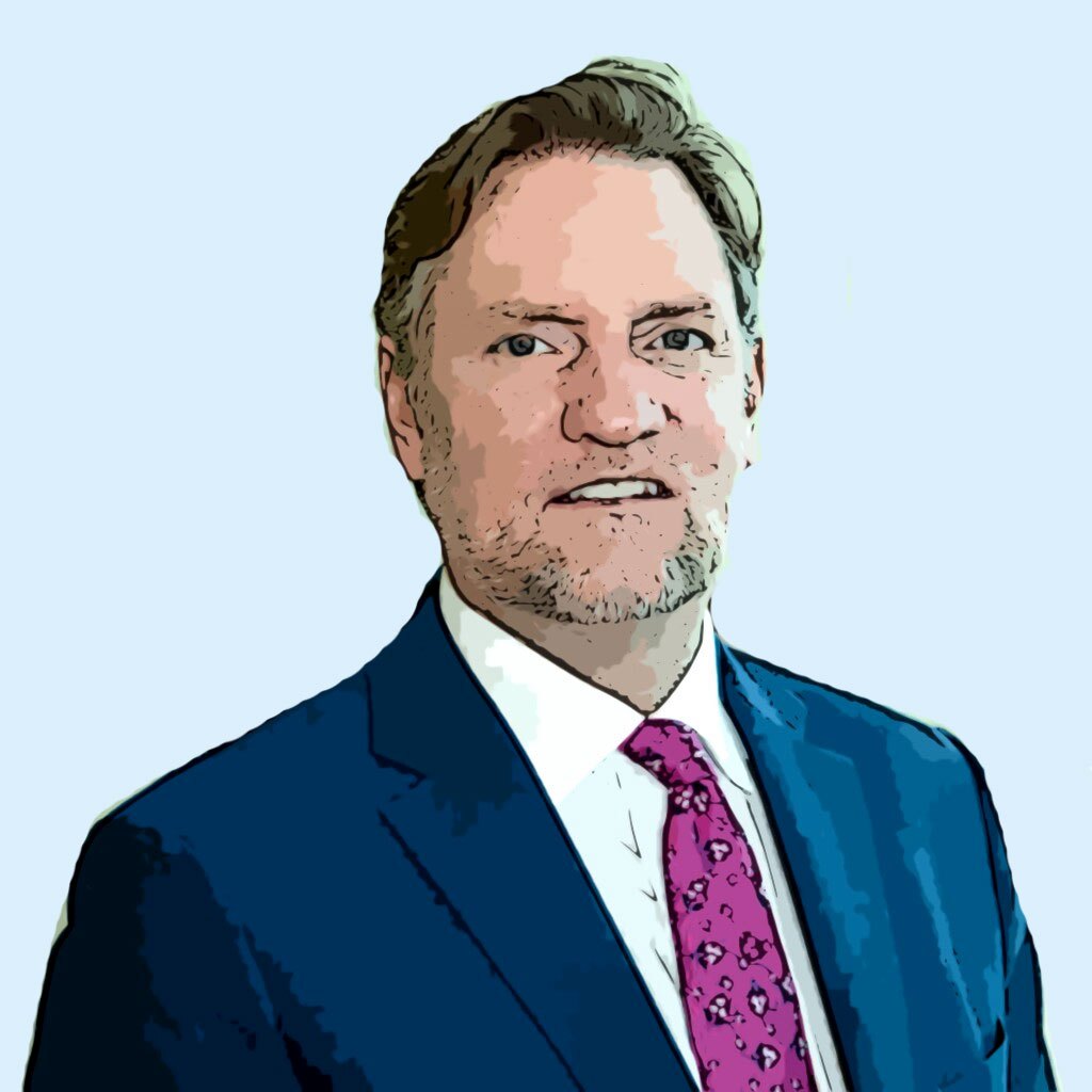James Silk Stylized formal portrait of James