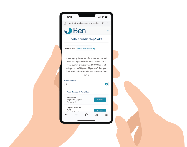 Illustration of investors submitting assets to Ben for a quick quote on their alternative investments.
